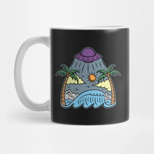 Alien comes to the summer Mug